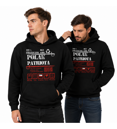 BLUZA Z KAPTUREM PATRIOTYCZNI UROCZY POLAK